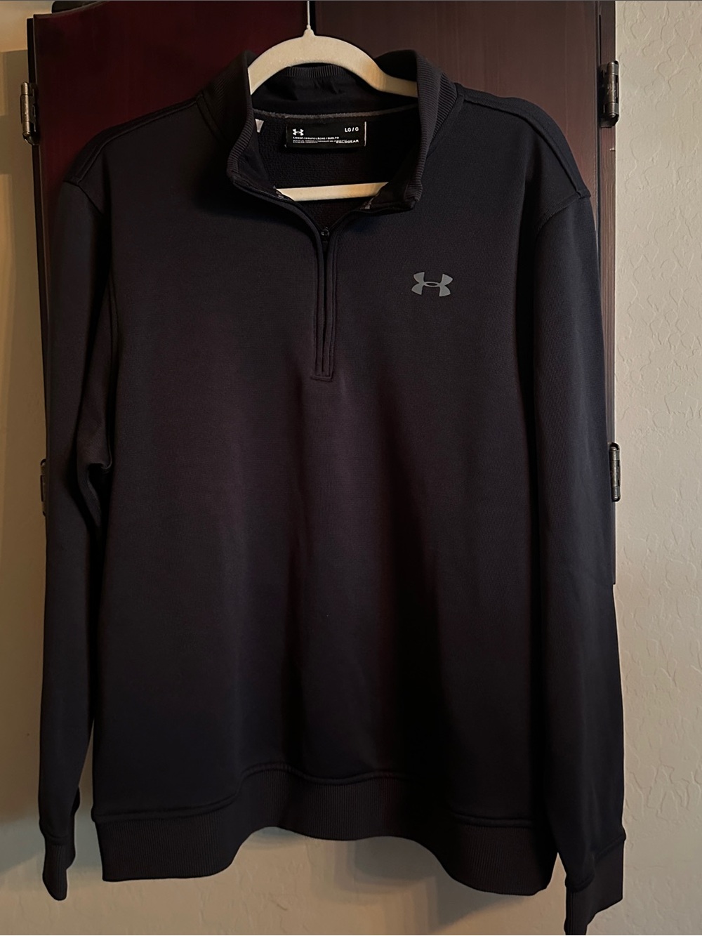 Under Armour Men’s Black Quarter-Zip Performance Pullover